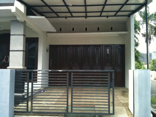 Garasi Luar dalam + Kanopi tanpa dinding