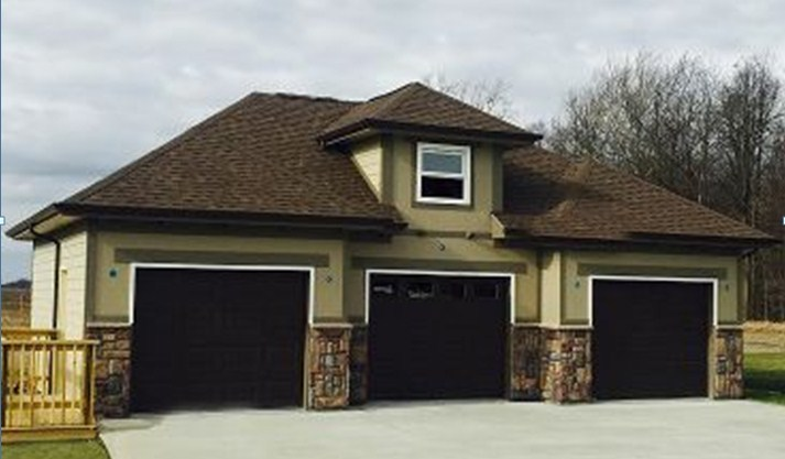 Full House Triple Carport brown dark