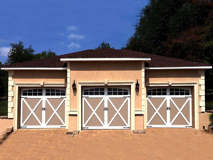Model Barn Vintage Triple Carport
