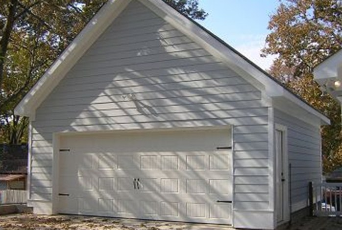 Garasi Model Single Gate monokrom Garage