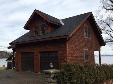 Desain Garasi Dark Bricks Canada model