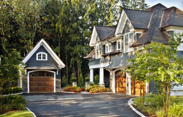 Desain Garasi mini brown Grey