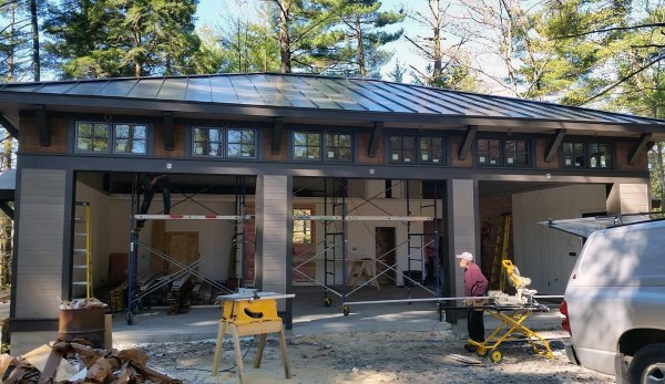 Desain Garasi Solar System side Triple Gate