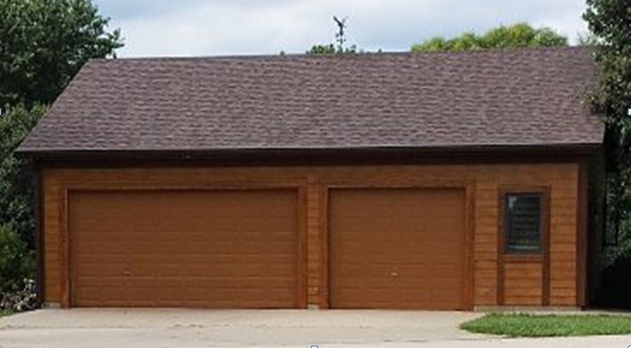 Garasi Brown Double storage