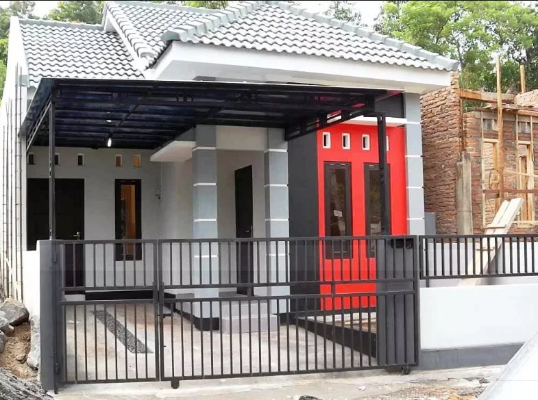 Model Garasi Mobil Tertutup Rumah Type 36