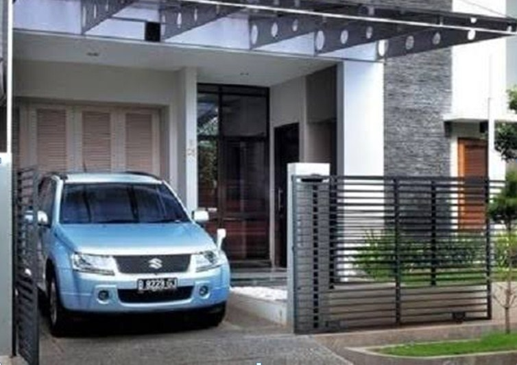 Pemanfaatan Lahan Sempit samping rumah sebagai Garasi