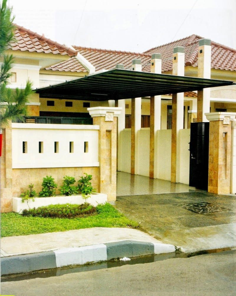 Carport Rumah Minimalis Elegan