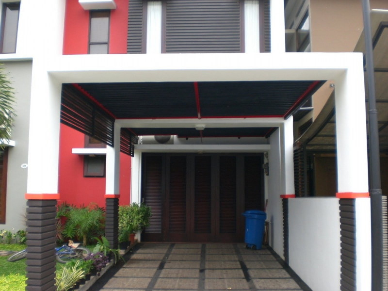 Carport Rumah Minimalis Futuristik
