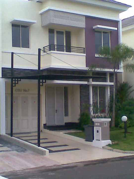 Carport Rumah Minimalis Kanopi tipis