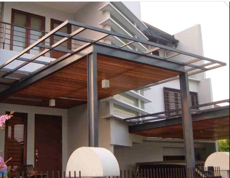 Desain rumah 2 carport