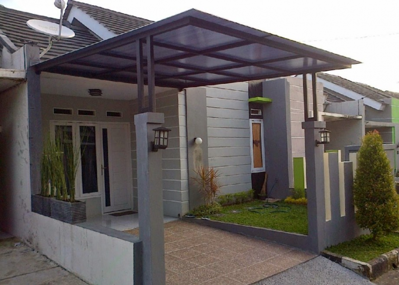Model carport minimalis modern