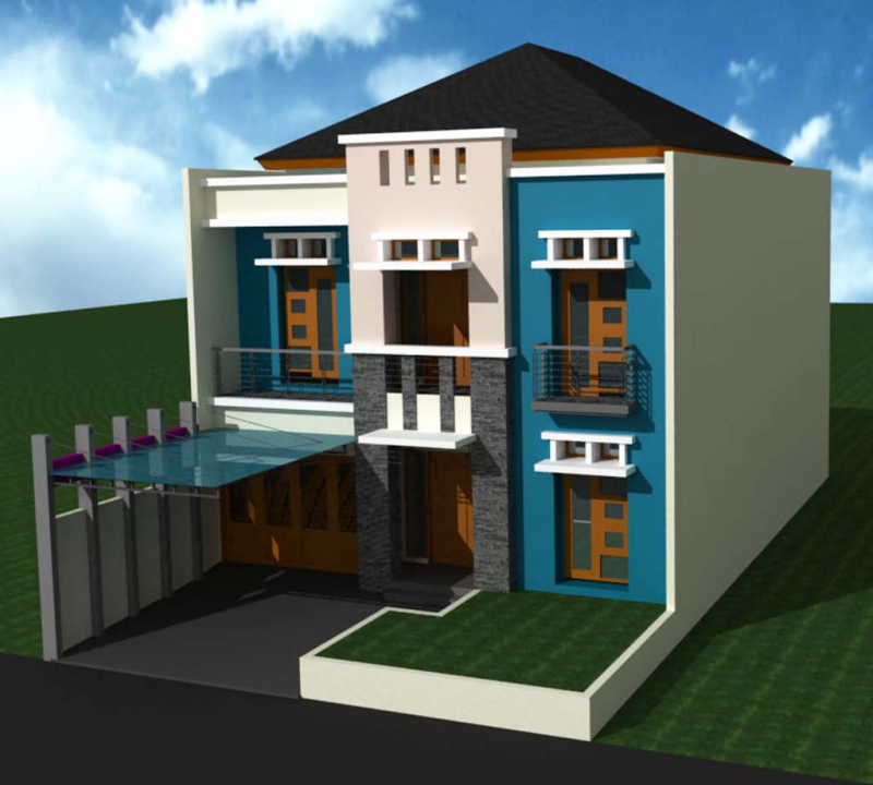 Desain garasi mobil depan rumah