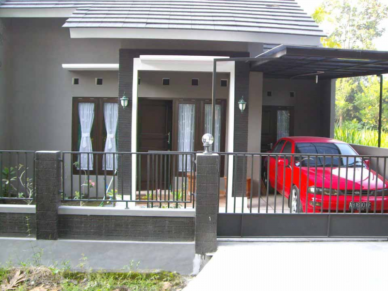 Desain garasi mobil samping rumah