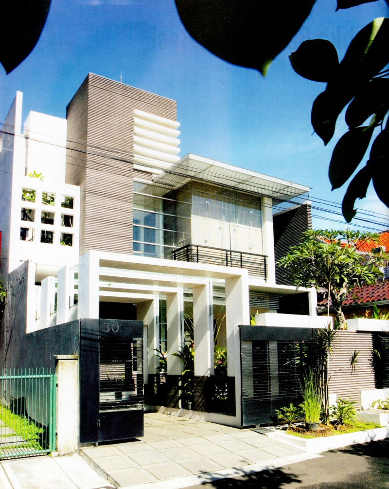 Gambar Garasi Mobil Depan Rumah Mewah