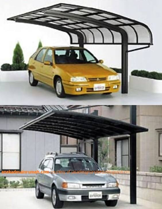 Gambar Garasi Mobil Depan Rumah Dengan Carport Mini