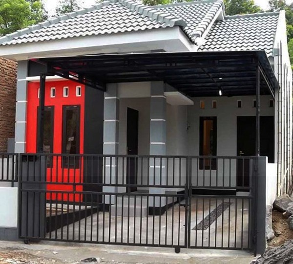 Desain garasi rumah kecil