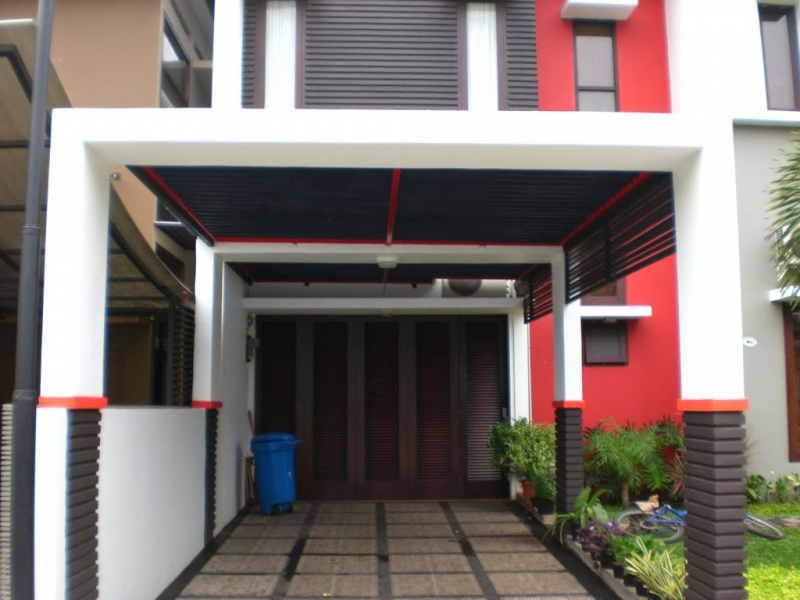 Desain rumah garasi dalam