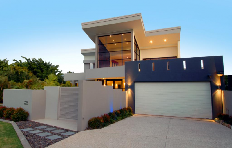 Desain Garasi Rumah untuk rumah mewah