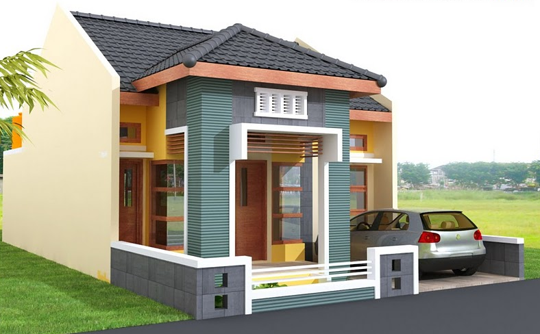 Garasi mobil samping rumah