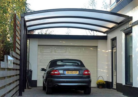 Model atap garasi mobil minimalis