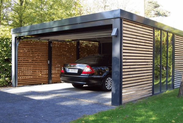 Model garasi samping rumah sederhana