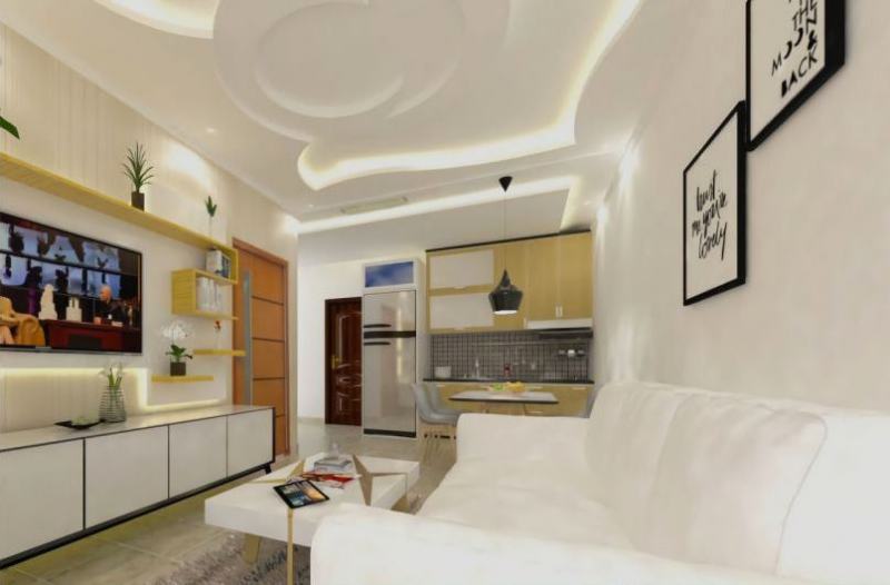 Desain Interior Apartemen 2 Bedroom Keren