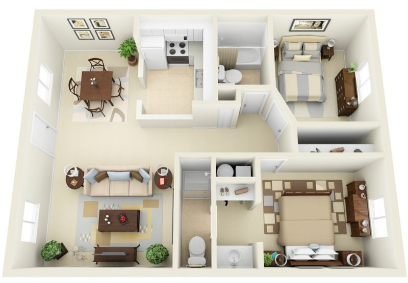 Desain MODERN MINIMALIS APARTEMEN