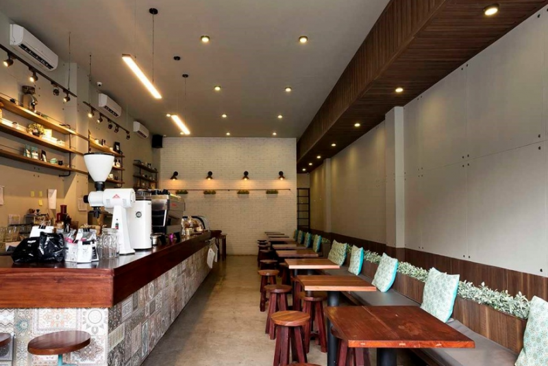 DESAIN INTERIOR CAFE MODERN MINIMALIS