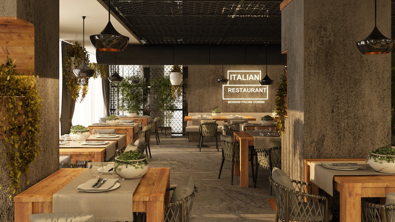 Inspirasi Desain Interior Cafe Ruko