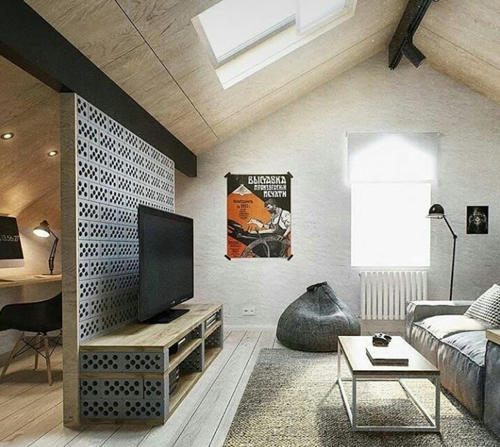 Desain Interior Mengguanakan Material yang elegan