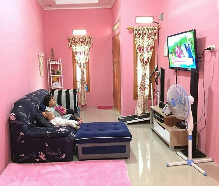 Desain Interior Perpaduan Warna yang kuat