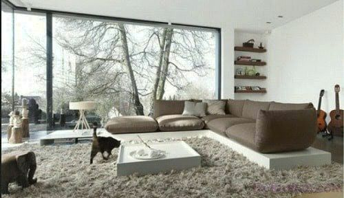 Desain Ruang Keluarga Artistik Alam