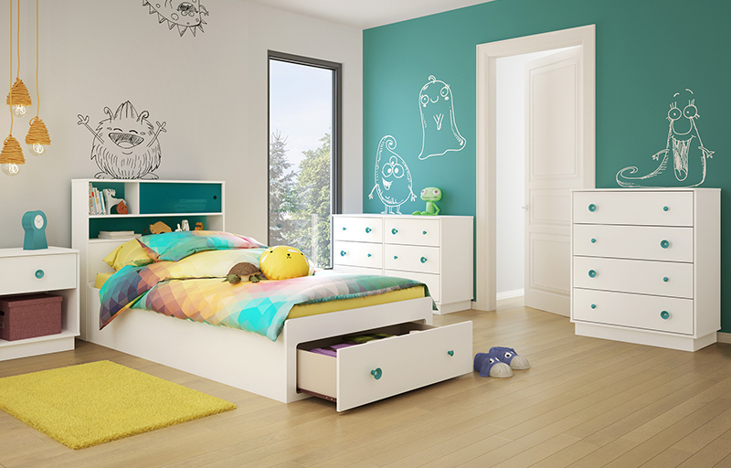 Desain Interior Kamar Anak Modern