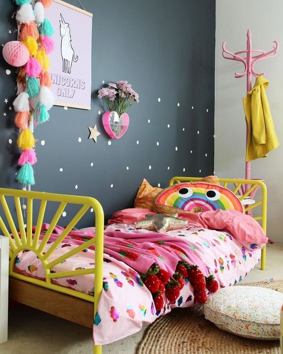 Desain Interior Kamar Anak Warna-Warni