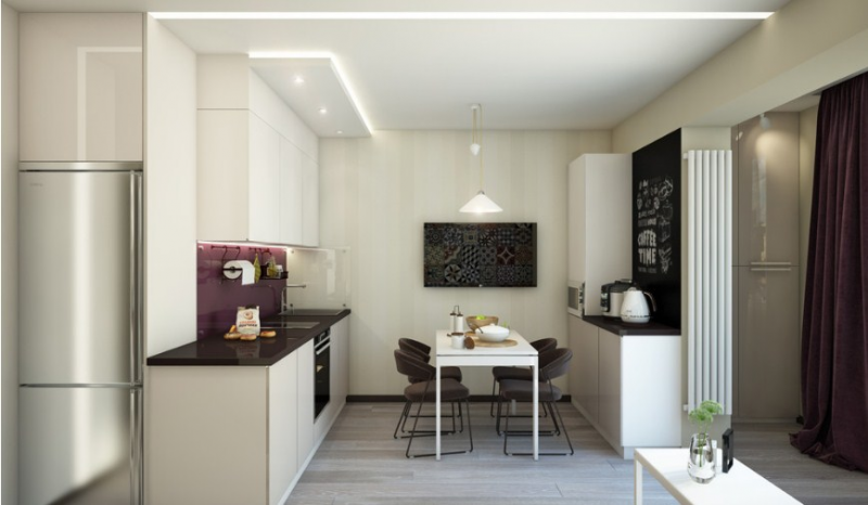 Desain interior dapur yang indah