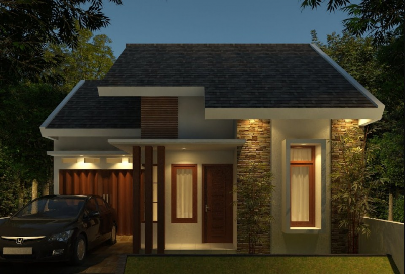 Desain Rumah 1 Kamar 1 dapur