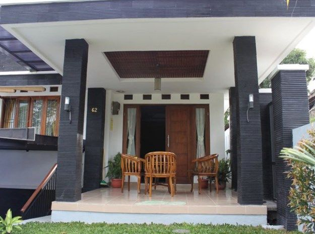 Desain rumah 10 x 10 m Bentuk depan rumah elegan