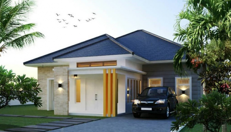 Desain Rumah 1 Lantai Mewah Minimalis