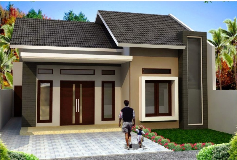 Desain Rumah 1 Lantai Minimalis Sederhana