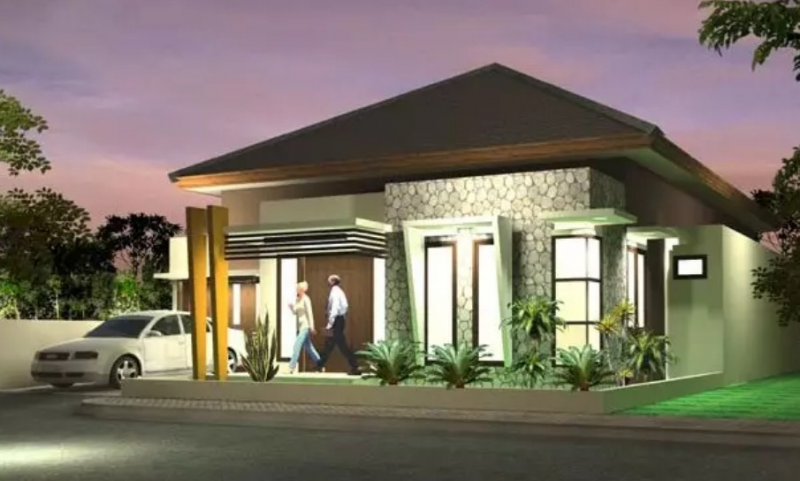 Gambar Desain Rumah 1 Lantai Mewah