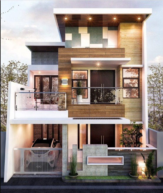 Desain Rumah 2 Lantai Modern Minimalis
