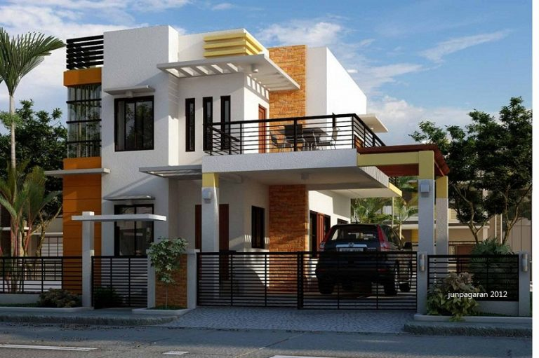 Desain Rumah 2 Lantai Modern modern namun sederhana