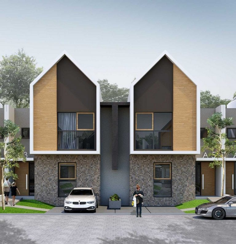 Desain Rumah 2 Lantai Modern Tampilan rumah gaya skandinavia