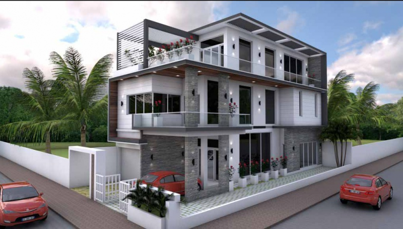 Desain Rumah 3 Lantai Sederhana Modern