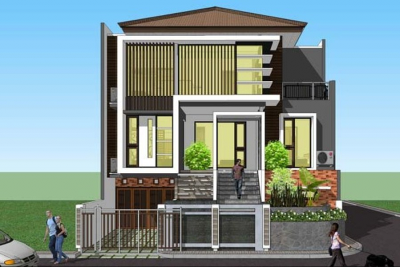 Gambar Desain Rumah 3 Lantai