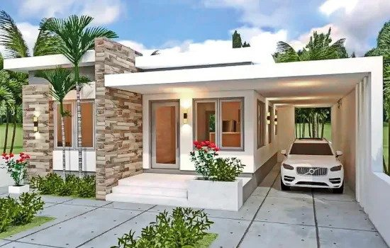 Desain Rumah 10 x 12 minimalis
