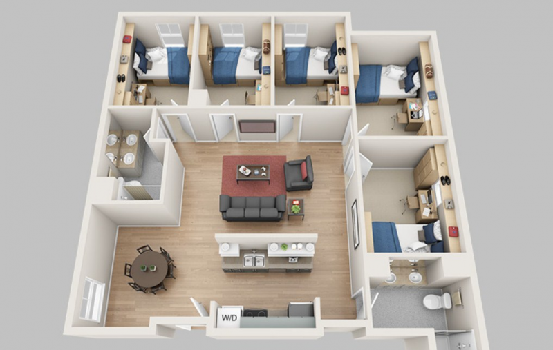 Desain Rumah 5 Kamar Minimalis