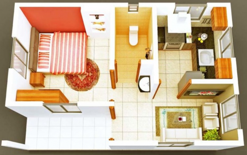 Interior Desain Rumah 4x6