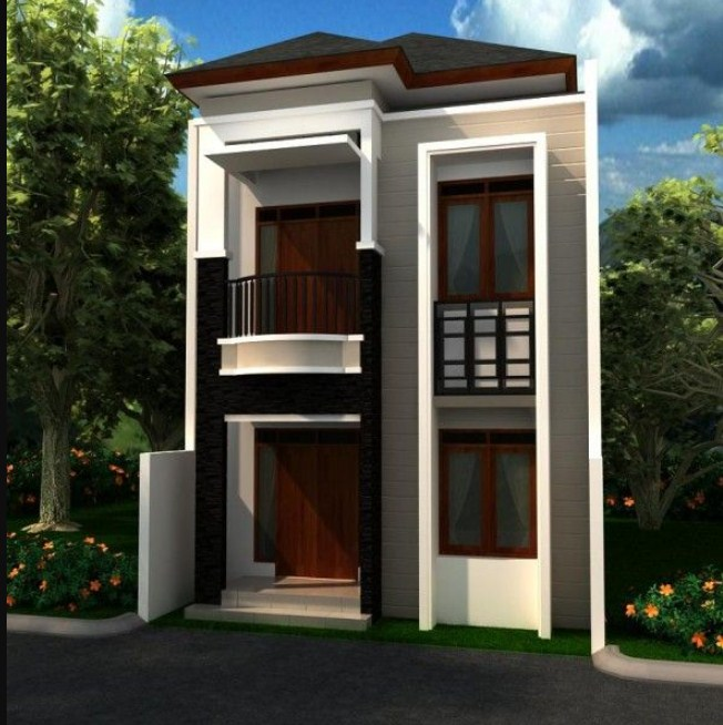 Desain Rumah 4x12 2 Lantai Modern