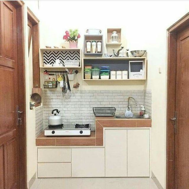 Dapur kecil yang rapi untuk Rumah 5 x 6